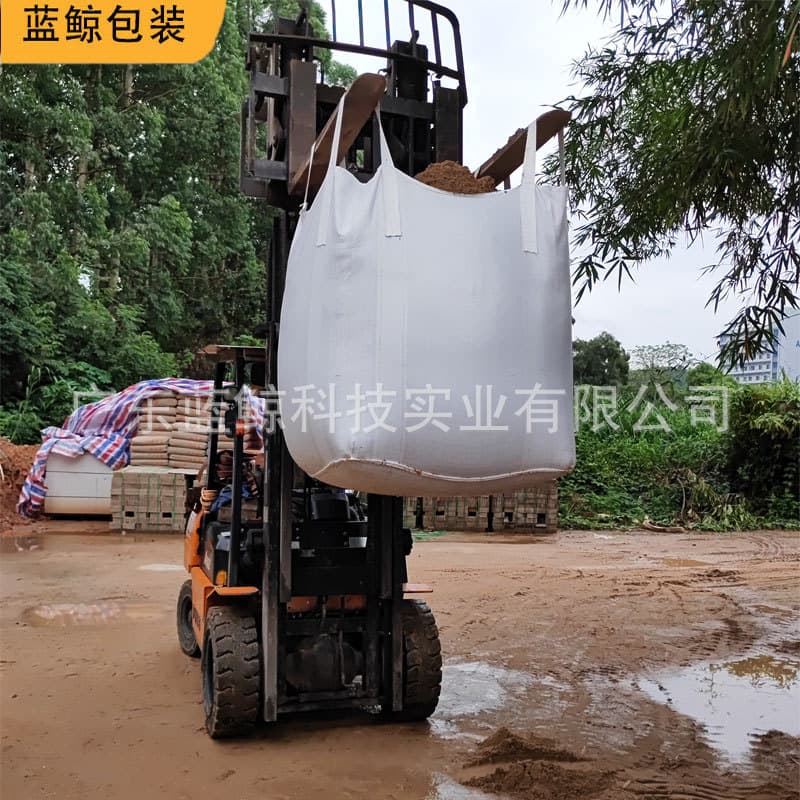 Brand-new material bulk bags for industrial bridge pre-loading, 1.5-ton sludge bulk bags, 1-ton and various specifications thickened FIBC.