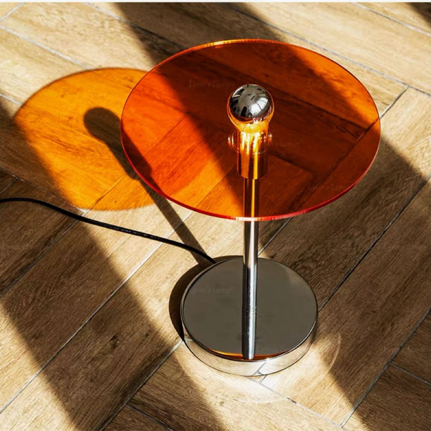 Bauhaus Colorful Acrylic Desk Lamp, Simple and Creative, Internet-Famous Romantic Atmosphere Night Light for Bedroom Bedside Decoration