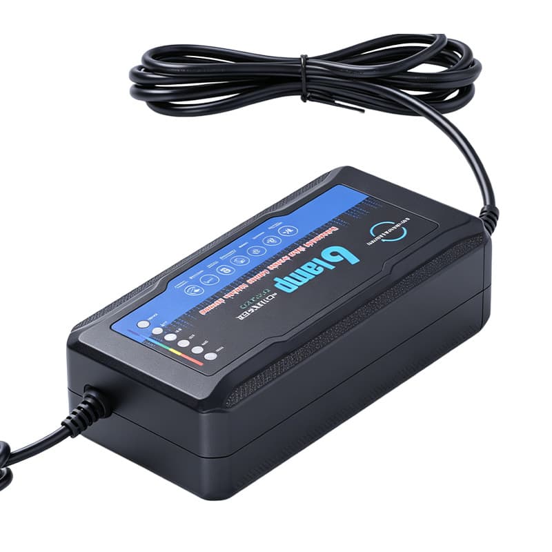 Lead-Acid Battery Charger 36V 48V 60V 72V Auto Shutoff When Full, for Electric Bikes, Mopeds, and Tricycles, Export Model
