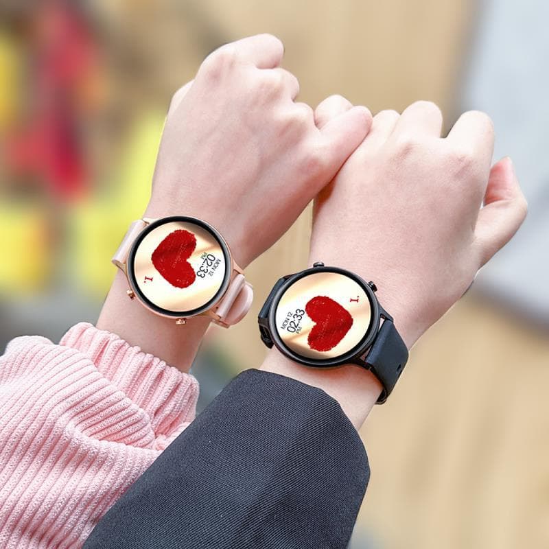 Couple Smart Watch Set for Boyfriend and Girlfriend, Multi-function Bluetooth Call Heart Rate, Valentine's Day Gift New