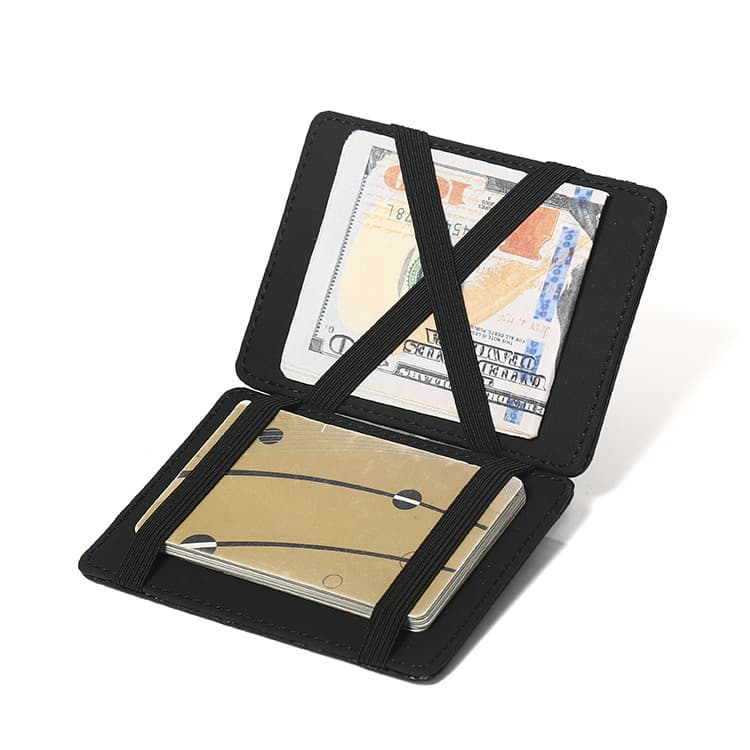 Cross-border Factory New Flip Magic Zipper Card Holder Men Women PU Animal Print Leather Men's Coin Purse Wallet