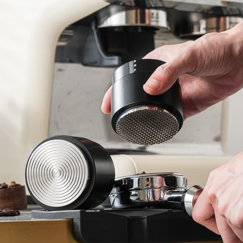 Custom-made Italian coffee tamper, multi-functional 2-in-1 constant pressure tamper, tamper cloth, tamper, loose coffee powder.