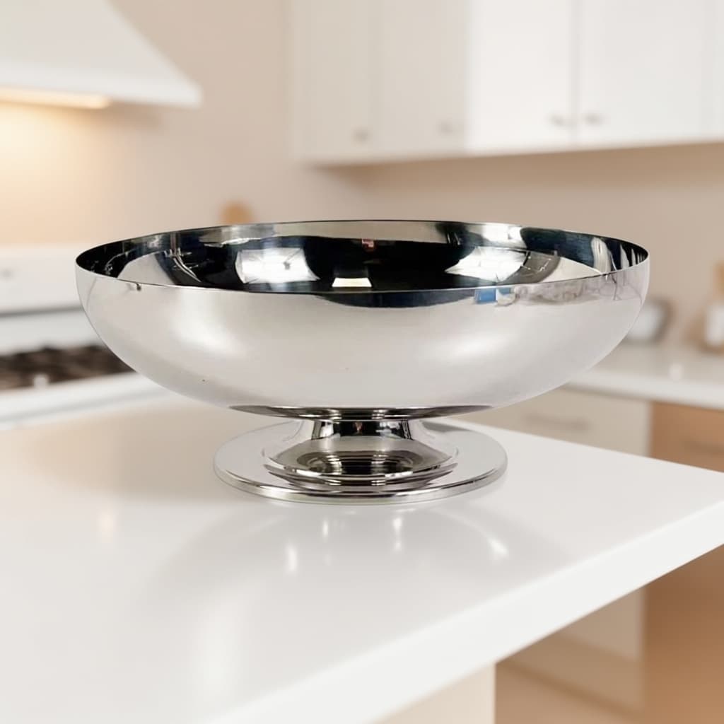 European stainless steel champagne bucket, creative light luxury restaurant ice bucket, living room coffee table, fruit plate, snack plate, model room decoration