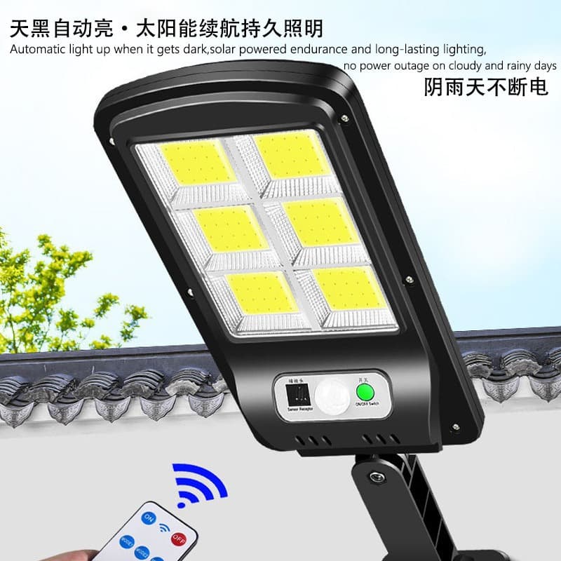 Solar Waterproof Outdoor Garden Light with Human Sensor and Remote Control, Wholesale High-Power Super Bright Path Light