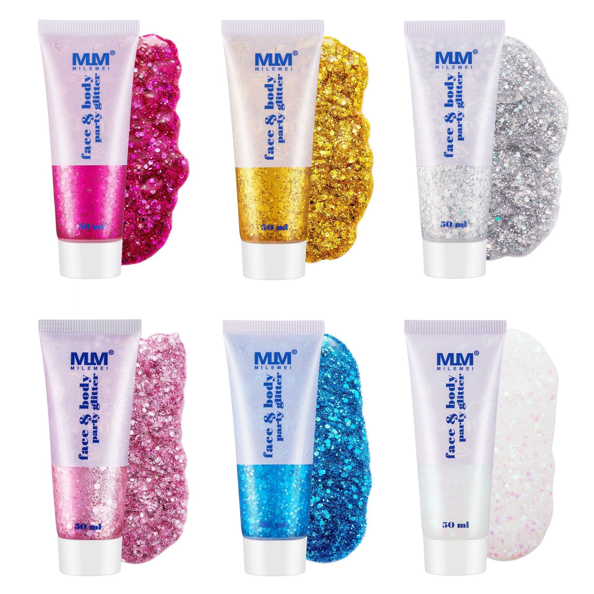 Party Glitter Glitter Gel Mermaid Scales Face Body Lip Glitter Eyeshadow Stage Makeup