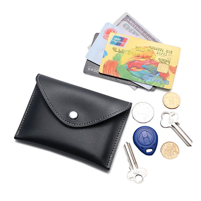 New Minimalist Card Holder Wallet Integrated Card Case Small Coin Purse Meal Card Holder Driver's License Cover