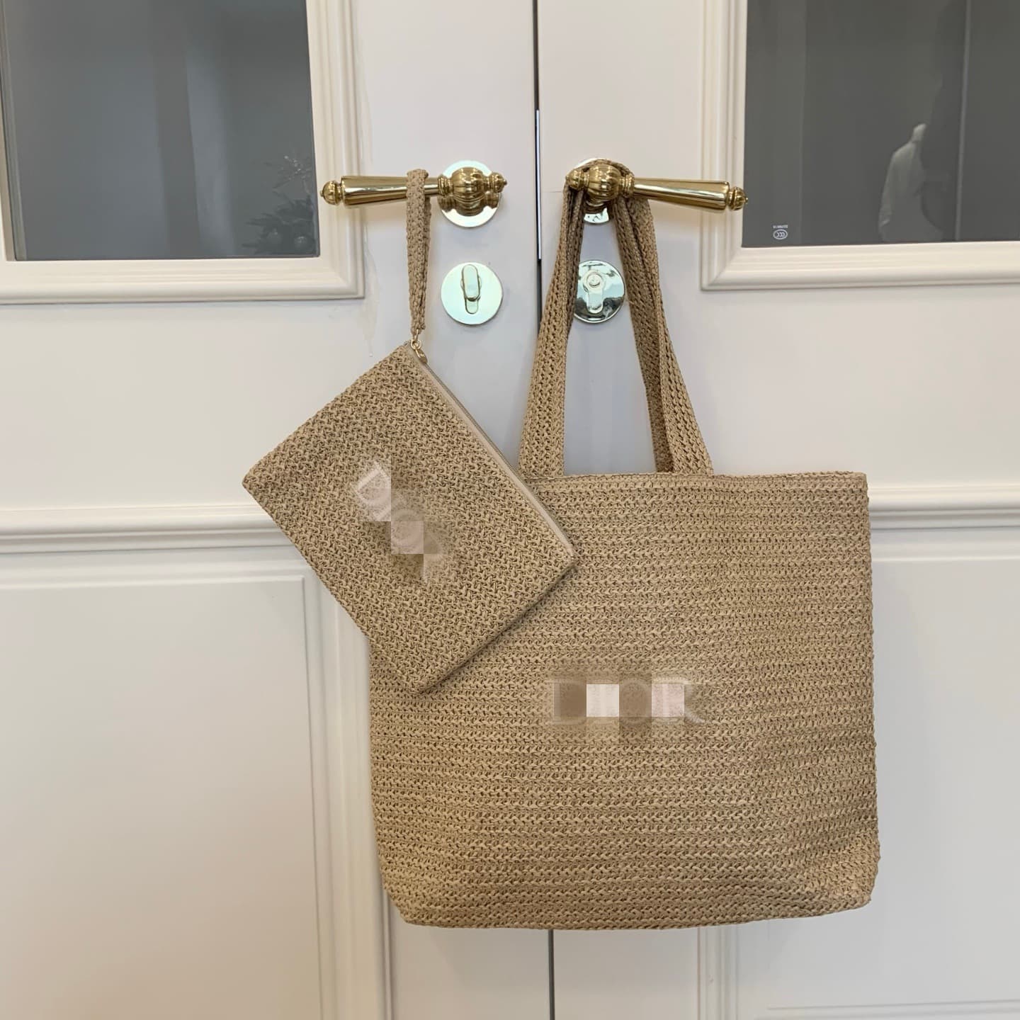 2026 New Straw Woven Tote Bag for Women, Large Capacity Woven Handbag Shoulder Bag, Casual Travel Beach Bag, Fashionable and Simple