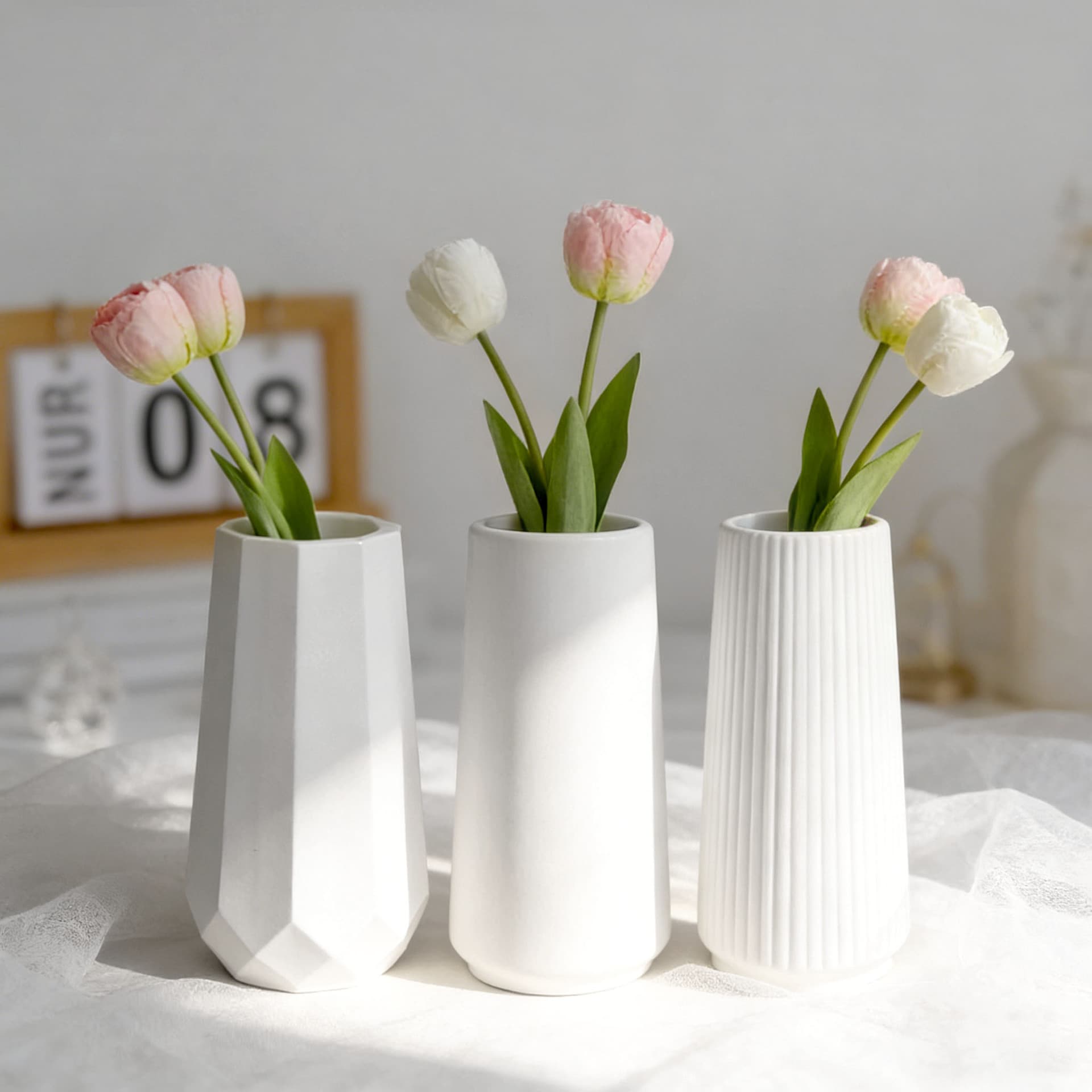 Jingmeihui diy resin epoxy vase silicone mold table dry flower gypsum flower arranging device ornamental grinding tool