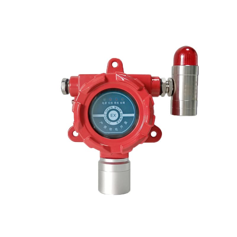 Fixed Hydrogen Detection Probe with Sound and Light Alarm for Real-time H2 Leak Monitoring