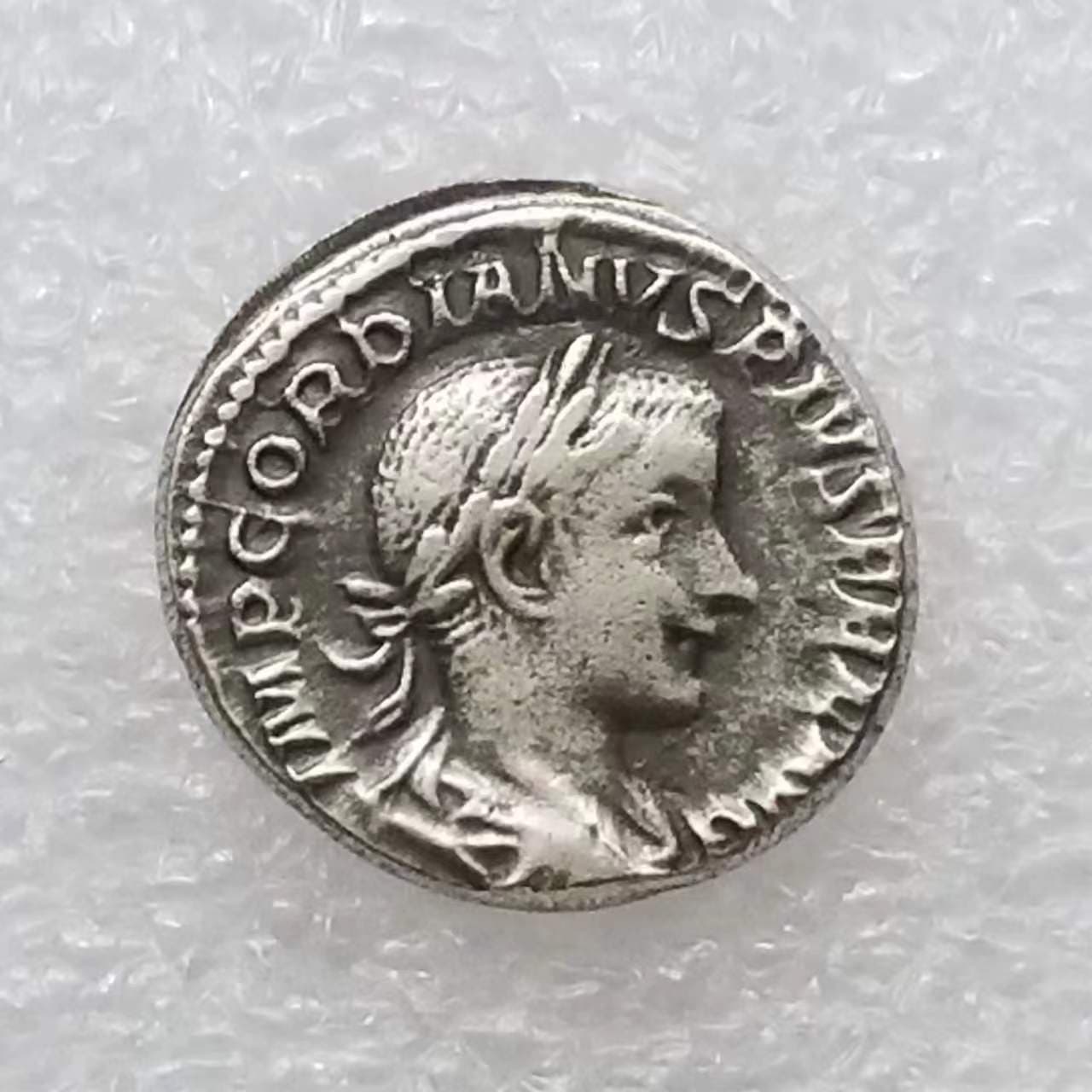 Antique handicrafts ancient Greek brass silver plated aged silver dollar commemorative coin #4646