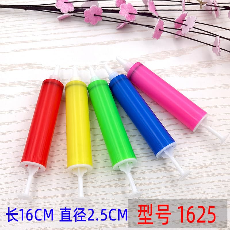 Portable Mini Hand Push Inflator Balloon Toy Pump U-Shaped Inflatable Pillow Small Pump
