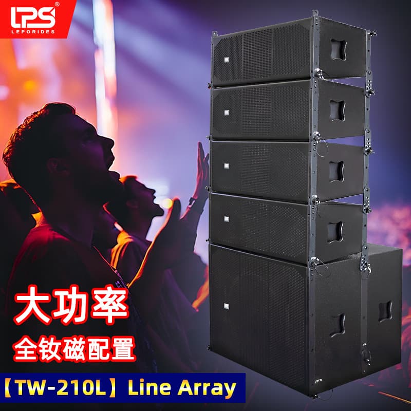LPS Dual 10-inch Line Array Speaker Outdoor Large Bar Stage High Power Performance Audio Factory