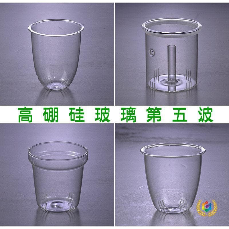 5. Steaming tea leakage, teapot liner, water cup liner, high borosilicate heat-resistant glass tea leakage, high transparency household filter