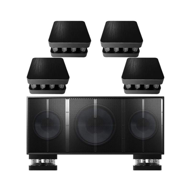 KTV bar sound insulation shock absorption pad spring soft and hard adjustable shockproof base subwoofer anti-resonance ground shock absorber