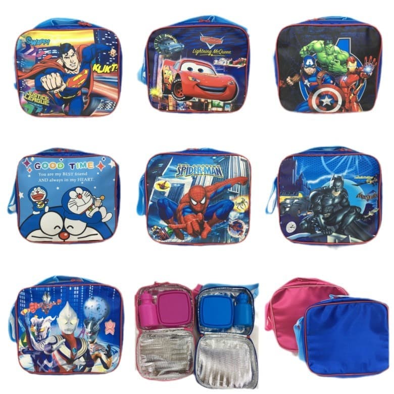 Ice Ocean Sophie Little Pony Princess Lunch Bag Insulated Lunch Bag Tote Bento Bag Thermal Lunch Box Water Bottle Set