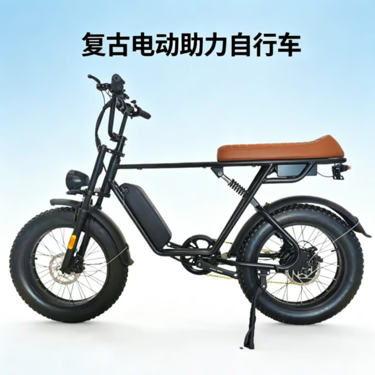 20-inch Mountain Electric Bicycle Wide Tire Electric Bicycle Beach Electric Bicycle Assist Electric Bicycle