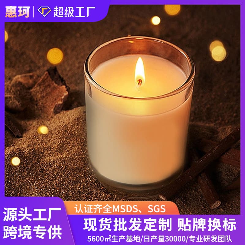 Natural Soy Wax Aromatherapy Candle Gift Set Handmade Rose Scented Home Fragrance