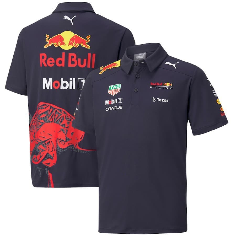 2023 summer European and American cross-border new F1 car logo short-sleeved men's Polo shirt 3D printed short-sleeved POLO shirt for men