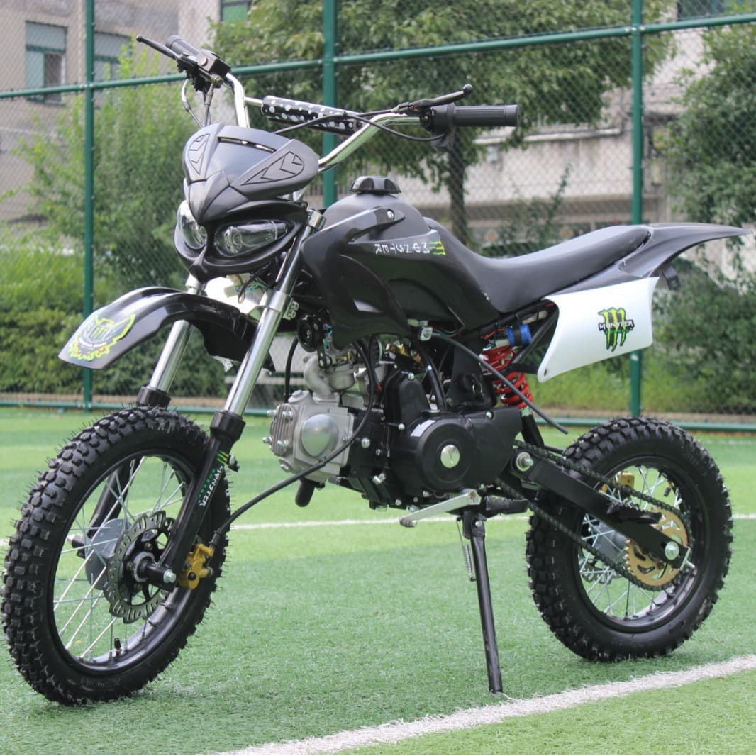 Mountain Off-Road Motorcycle 125CC, Fuel-Powered Two-Wheeled Motorcycle, All-Terrain Mini Off-Road Bike