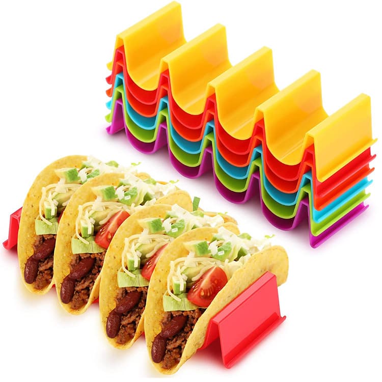 Mexican Taco Shell Holder Taco Stand Wave Shape Shell Holder Plastic Rack TACO HOLDER