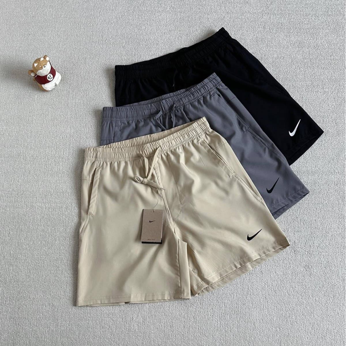 26 cross-border popular hook Dri FIT quick-drying men's shorts small hook print training breathable sports pants