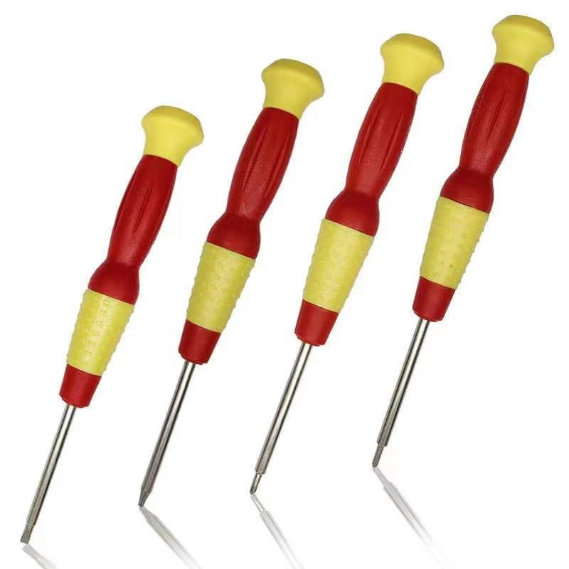 Manufacturer direct sales screwdriver, gourd-shaped cross and flat bits, 0.8 five-star T2, T3, T4, T5, T6 telecommunications disassembly tools.