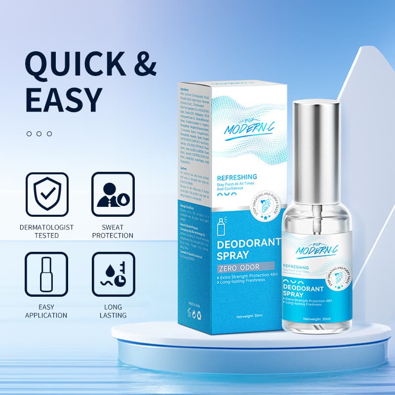 Cross-border DEODORANT SPRAY Underarm Odor Eliminator for Men and Women Antiperspirant Body Spray