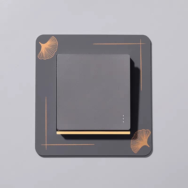 Luxury Acrylic Switch Wall Sticker Protective Cover Decorative Cover Socket Panel Simple New Switch Cover