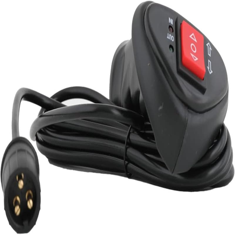 Tool Offroad Handheld Plug-in Wired Electric Winch Remote Control with 11.48-inch Connection