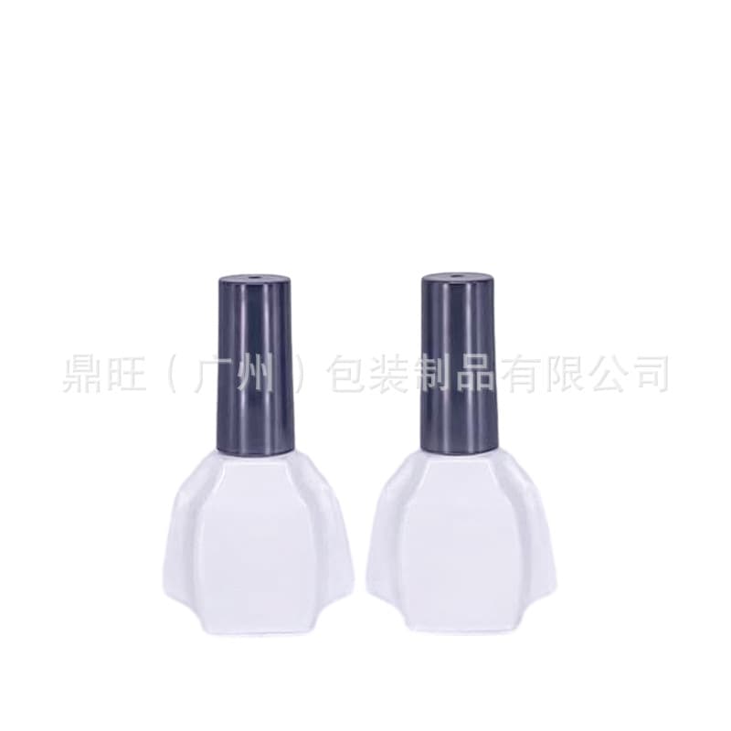 Supply 10ml nail polish bottle, customizable spray coating, electroplated gel polish bottle, empty glass gel polish bottle