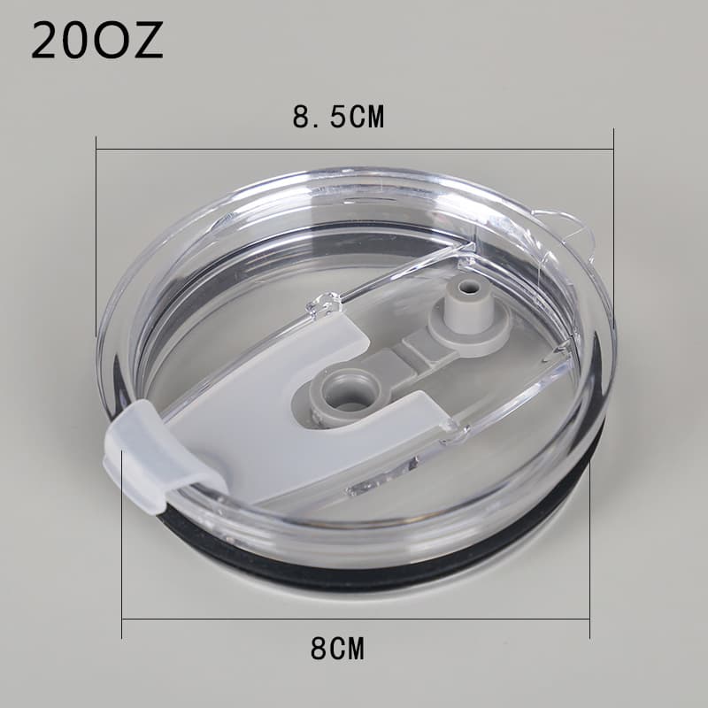 Factory 12oz 16oz 20oz 30oz Car Cup Lid Transparent Seal Leak-proof Plastic Cup Lid