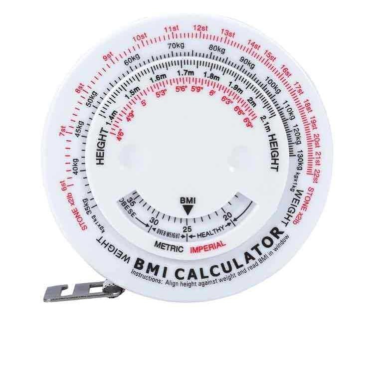 Factory Supply High-Quality 1.5m Plastic Waist Measuring Tape, BMI Health Tape Measure, Colored Tape