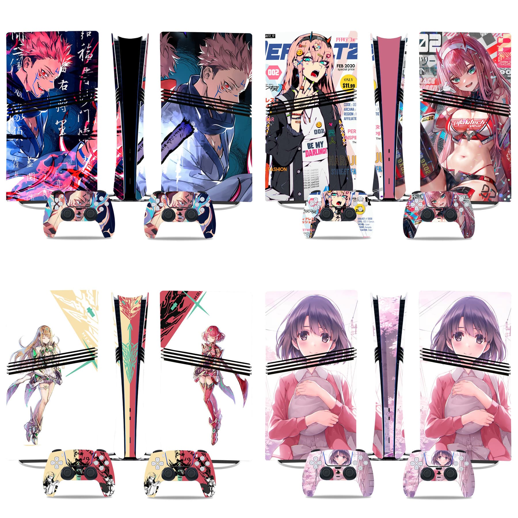 PS5 PRO game console sticker cartoon cool film Skin Sticker protective film color film