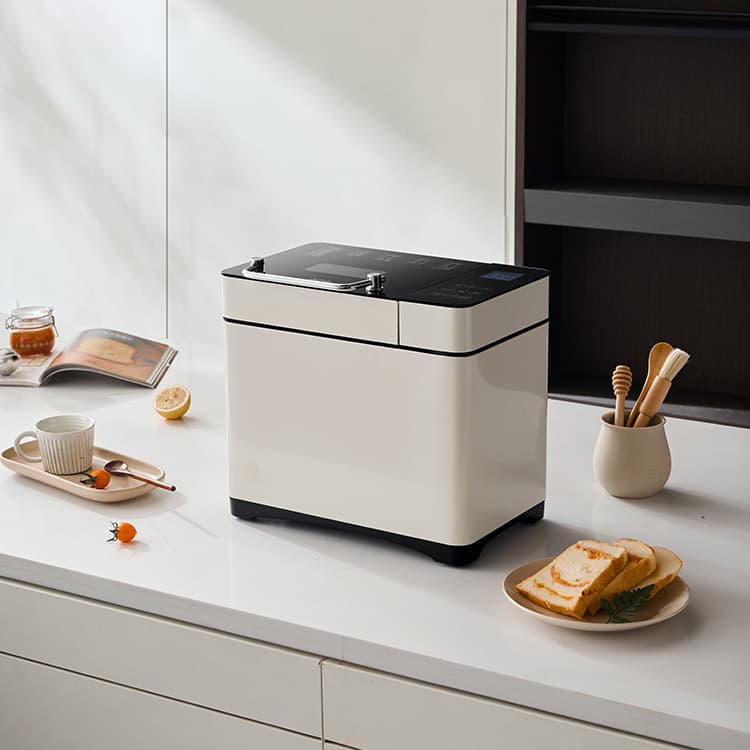 ACA AB-T5 Bread Maker, Home Automatic Kneading and Fermentation, Gluten Development, Compact Breakfast Bread Machine