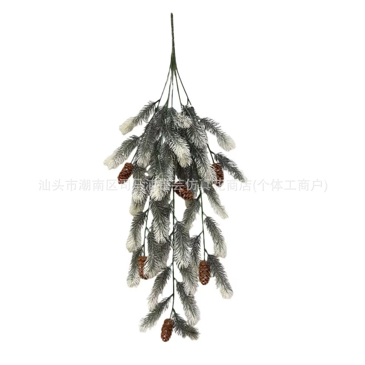 Amazon Cross-border Artificial Pine Needles Pinecones Simulation Plant Accessories Christmas Photography Props Decorative Accessories
