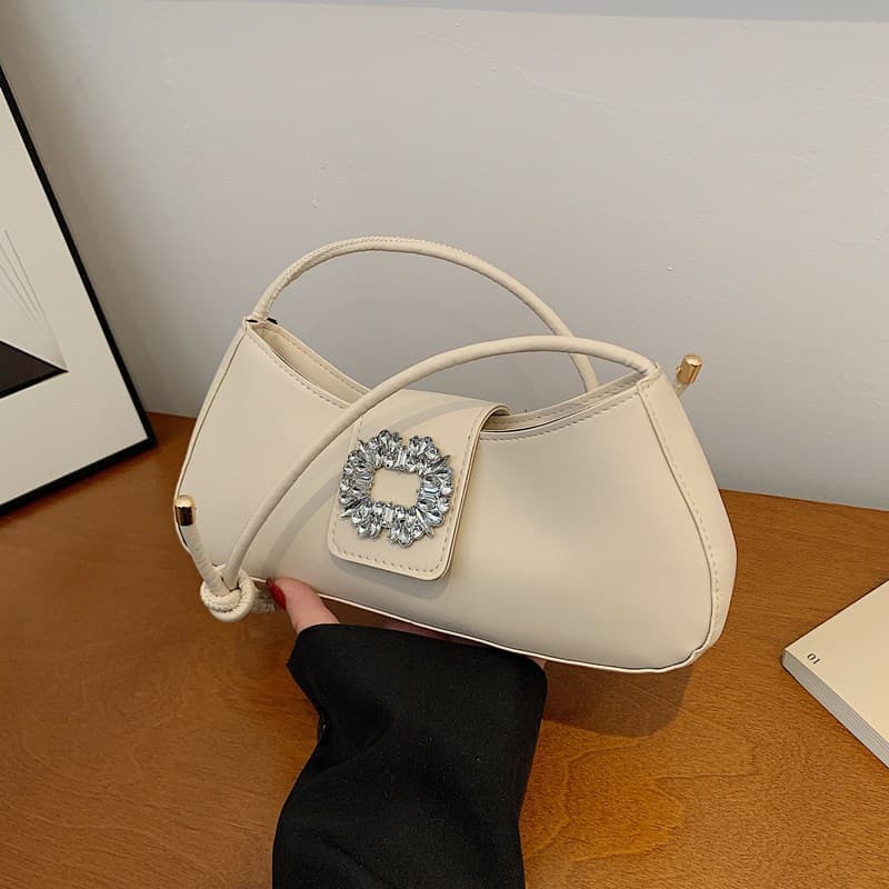 French Style Fashionable Underarm Bag for Women 2025 New Spring Summer High Appearance Shoulder Crossbody Baguette Bag