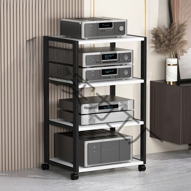 Multi-Layer Amplifier Rack, Mixing Stand, Multi-Function Equipment Simple HIFI Cabinet Speaker Feet