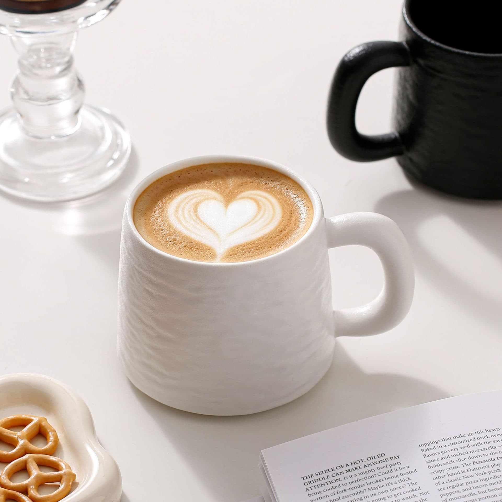 High-end hotels use ceramic coffee cups, creative high-value latte art, exquisite latte art cups, coffee ceramics