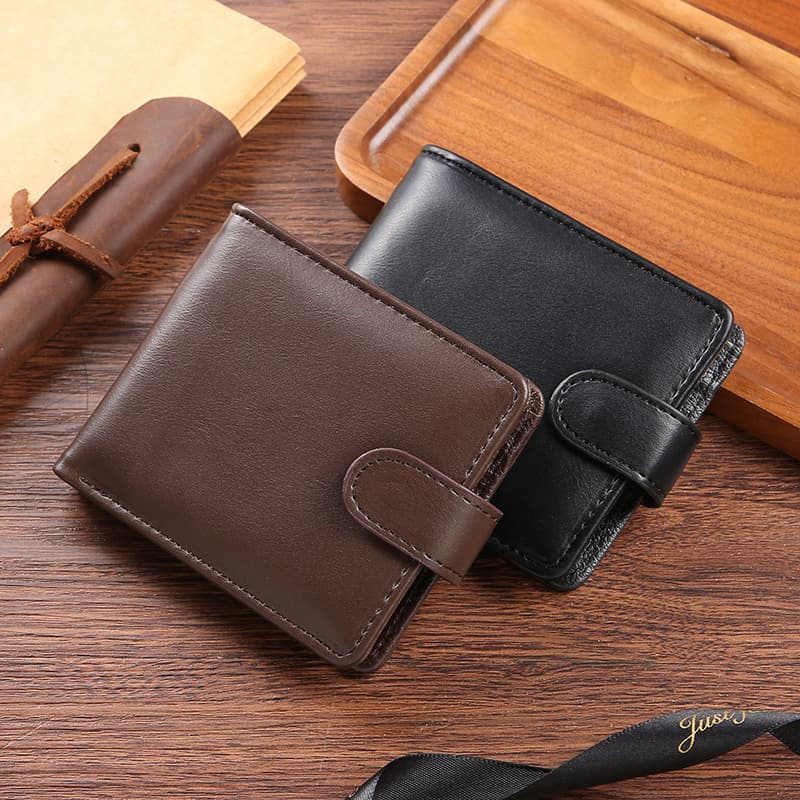New wallet men's short business simple fashion soft wallet youth ultra-thin wallet cross-border manufacturer wholesale