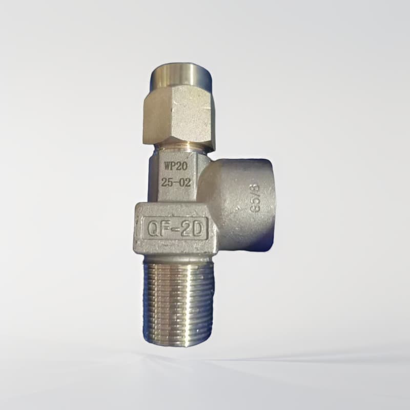 QF-2D Oxygen Nitrogen Cylinder Valve PZ27.8 Thread Metal Cylinder Valve 5/8 Cylinder Head Valve Argon Cylinder Valve Wholesale