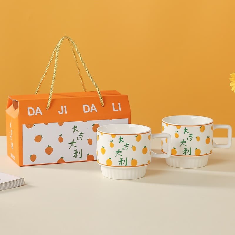 55°C Constant Temperature Ceramic Mug, Warm Cup, Gift Box Set, Souvenir Gift, Promotional Item