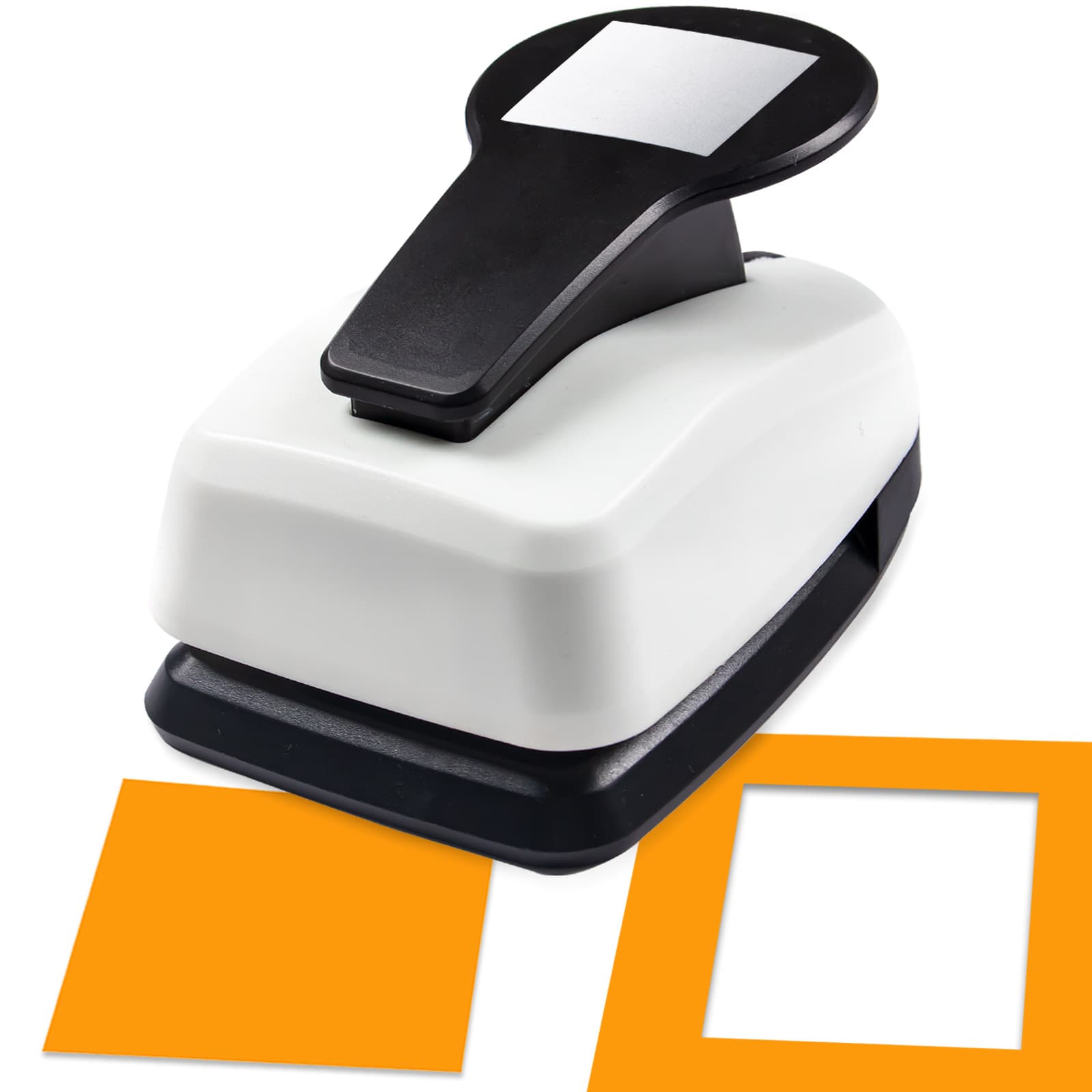 Square paper art hole punch embosser heart pattern press kindergarten DIY embossing craft material hole punching imprinter