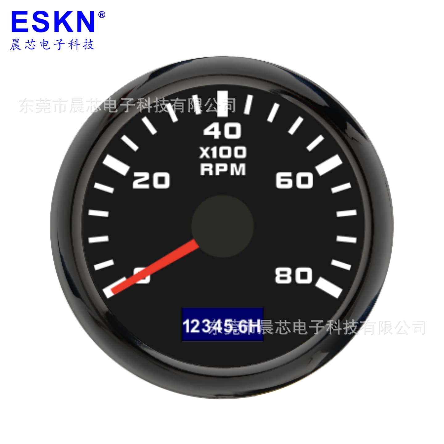 Vehicle boat modification universal motorcycle yacht 52mm engine motor speed gauge colorful backlight tachometer