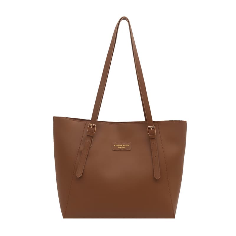 Elegant European and American Commuter Bag 2025 Winter New Solid Color Chic Fashion Ins Retro One-Shoulder Crossbody Tote Women's Bag