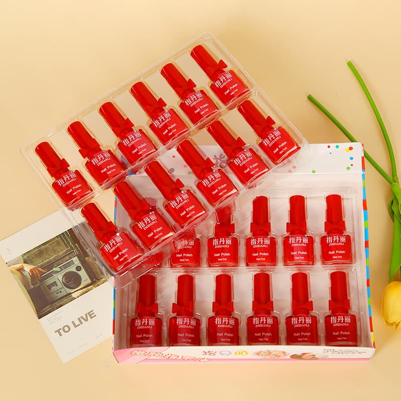 New 2 Yuan Nail Polish Multi-Color Black Set 8ml Cosmetics Wholesale Supply for Two-Yuan Stores, Accessory Shops, Supermarkets, Gifts