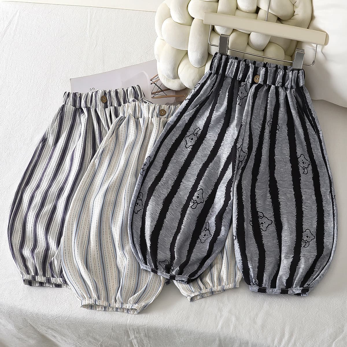 Children's Anti-Mosquito Pants New Summer Casual Loose Comfortable Cartoon Cute Boys' Pants Thin Baby Children's Pants