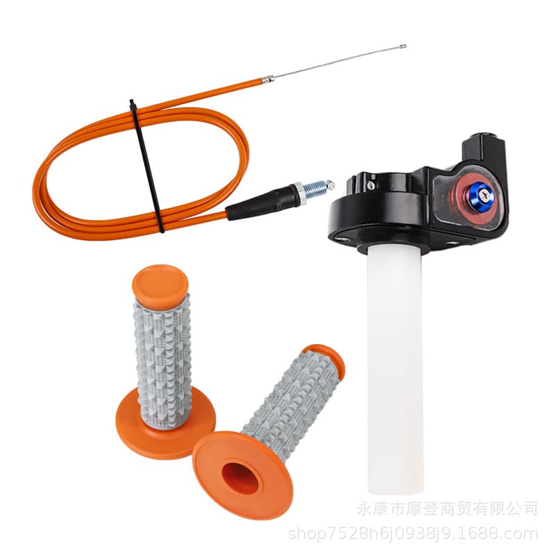 Dirt Bike Modified Accessories Universal CQR CRF High-Performance Throttle Grip with Visible Throttle Tube