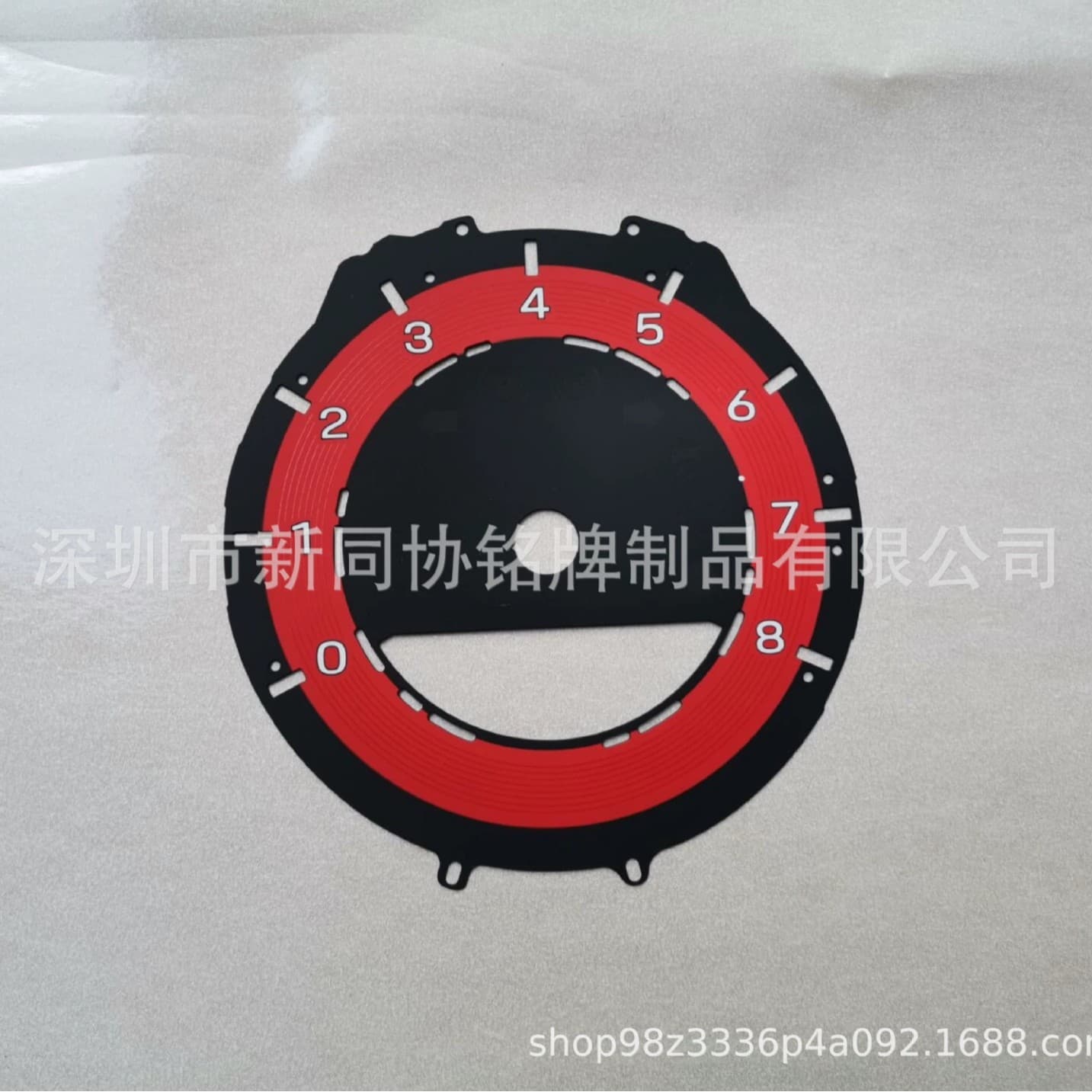 Automotive Accessories Modification Black Original Gauge Paper for Older Cars Replace with Bright Colors to Enhance Beauty