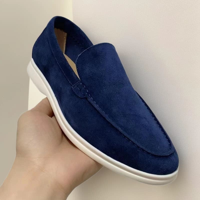 Men's Summer Loafers Casual Flat Shoes Slip-on Driving Shoes Large Size