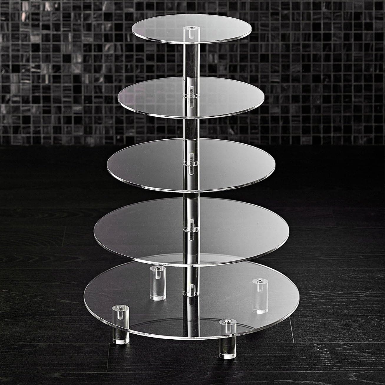 Acrylic Cake Stand Display Stand Creative Birthday Cross-border Wedding Dessert Table Stand Cupcake Stand Cake Tower